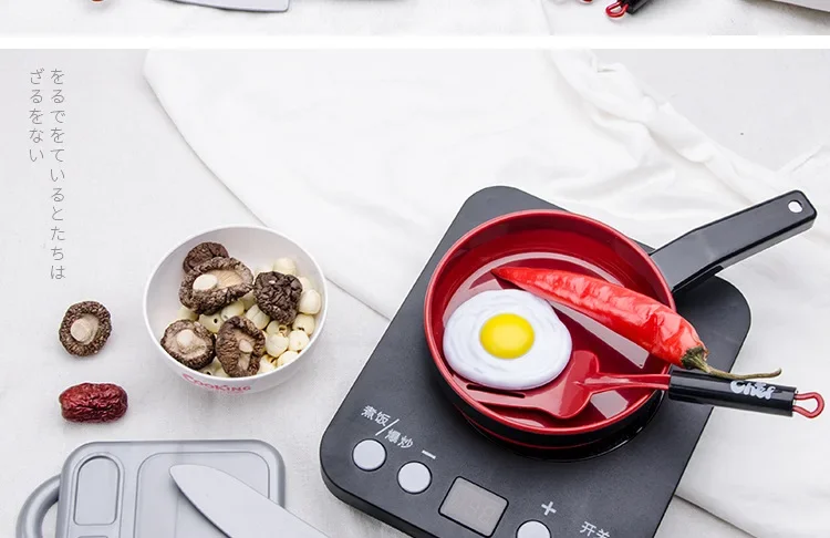 Set For Kids Girl Cooking Kitchen Toys Baby Cutting Fruit Cooking Kitchen Utensils Children’s Simulation Education Pretend Play