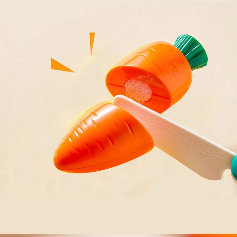 Children’s Kitchen Toy Set Simulated Kitchen Cutting Cookware Simulated Fruits Cutting Toys Cooking Accessories for Kids Gift